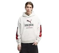 Puma Sport Street Boxy Graphic Hoodie White L Men