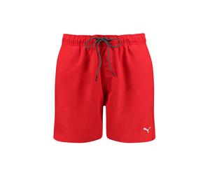 Puma Sport Zip Pocket Swim Shorts Red
