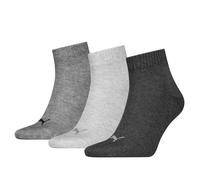 PUMA Sports Ankle Trainer Socks Unisex Quarters (3 Pair Packs) Everyday Comfort