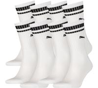PUMA Sports Crew Cushioned Socks Heritage Stripe (4 Pairs) Comfort & Support