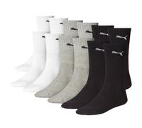 PUMA Sports Crew Cushioned Socks Unisex (6 Pair Multi-Pack) Comfort & Support