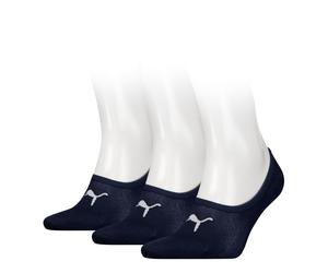 PUMA Sports Footies Socks Unisex (3 Pair Pack) Invisible Low Cut Sneaker Slip On
