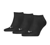 PUMA Unisex Puma Sneaker Socks 3 Pair Pack black 12-13.5 UK, Black,