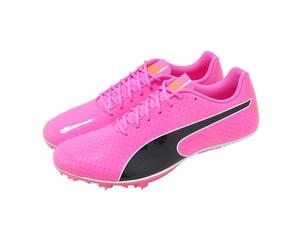 Puma Sprint 14.5 Pink Black Men Unisex Track and Field Running Spikes 311872-04