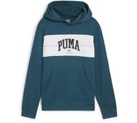 Puma Squad Fleece Hoodie Juniors S Green