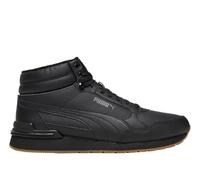 PUMA ST Runner V4 MID (40289301) Mens High Top Black Comfortable Functional Lace Up Trainers Autumn Winter Comfortable Stylish Everyday Wear, Black Brown, 9.5 UK