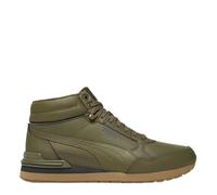 PUMA ST Runner V4 MID (40289301) Mens High Top Black Comfortable Functional Lace Up Trainers Autumn Winter Comfortable Stylish Everyday Wear, khaki, 9.5 UK