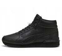 Puma ST Runner V4 MID (40289301) Mens High Top Black Comfortable Functional Lace Up Trainers Autumn Winter Comfortable Stylish Everyday Wear, Black, 9 UK