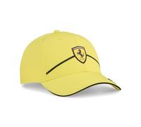 PUMA Standard Scuderia Ferrari Race Baseball Cap Speed Yellow SS25, Speed Yellow Ss25, One Size