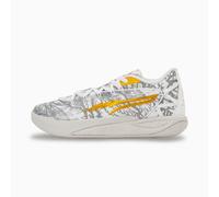 PUMA Stewie 4 Harry Potter™ Basketball Shoes Women, White/Green Terrain, size 3.5