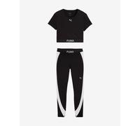 Puma Strong Colourblock Set Pure Black White Women - S