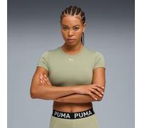 PUMA Strong Crop Tee Women, Lux Army, size 2XL