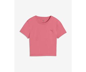 Puma Strong Cross Back Short Sleeve T-Shirt Pink Women - XL