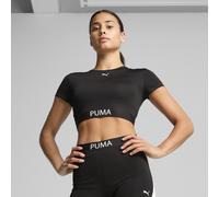PUMA STRONG Short Sleeve Crew Crop Top T-Shirt - Womens