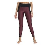 PUMA Studio Metallic High Rise 7/8 Tight Tights - Burgundy, M