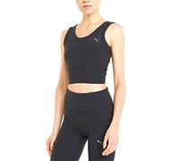 PUMA Studio Yogini Luxe Crop Tank Puma Black