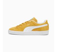 PUMA suede classic trainers in white & yellow UK 7 (EU 40½)