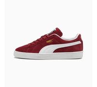 PUMA suede classic trainers in white & burgundy UK 8 (EU 42)