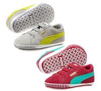 Puma Suede Crib Unisex Baby Kids Strap Up Walking Trainers Shoes 355965 DD