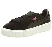 Puma Suede Platform Jr 363663-01, Unisex Kids’ Low-Top Sneakers, Black (Black 363663-01), 4.5 UK (37.5 EU)