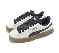 Puma Suede XL Quiet Lux Wns Vapor Grey Black Gum Women Casual Shoes 401251-01