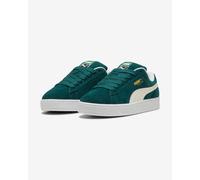 Puma Suede XL Shoes Dark Green White - 44