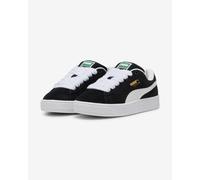 Puma Suede XL Shoes Pure Black White Kids - 36