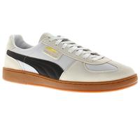 Puma Super Team Og Men's White & Black Leather Trainers, Size: 9
