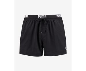 Puma Swim Logo Length Swimming Trunks Black - XS