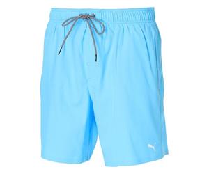 PUMA Swim Men's Mid Shorts 1 Pair, Light Blue, M