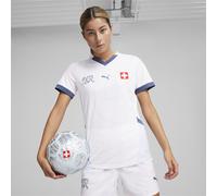 Puma Womens Switzerland Football 2024 Away Jersey - White - Size Large