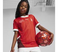 Puma Childrens Unisex Youth Switzerland Football 2024 Home Jersey - Red - Size 5-6Y