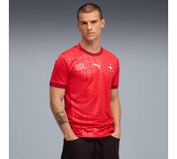 PUMA Switzerland Women's Team 2025 Home Jersey Men, Red/Dark Crimson, size Small
