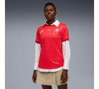 PUMA Switzerland Women's Team 2025 Home Jersey Women, Red/Dark Crimson, size Medium