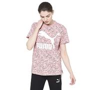 Puma T-Shirt Classics Logo Pink White