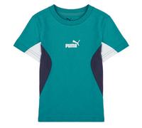 Puma T shirt ESS BLOCK TEE B in Green 11 / 12 years