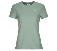 Puma T shirt ESS ELEVATED RIB TEE in Green US XS