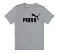 Puma T shirt ESS NO1 LOGO TEE B in Grey 11 / 12 years