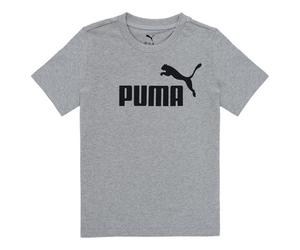 Puma T shirt ESS NO1 LOGO TEE B in Grey 7 / 8 years