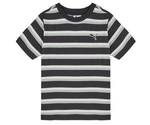 Puma T shirt ESS Striped in Black 11 / 12 years