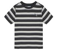 Puma T shirt ESS Striped in Black 15 / 16 years