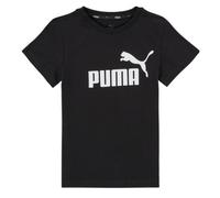 Puma T shirt ESSENTIAL LOGO TEE in Black 15 / 16 years