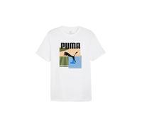 PUMA T-Shirt Graphics Summer Sports Tee II 627909 White White 02