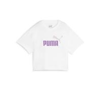 Puma T shirt GRILS LOGO CROPPED TEE in White 13 / 14 years