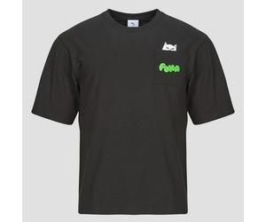 Puma T shirt Relaxed Pocket Tee in Black EU L