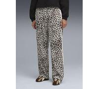 Puma T7 Leo Luxe Aop Straight Pants -Cream - White, White, Size Xs, Women White