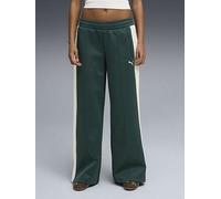 Puma T7 Low Rise Track Pants, Green, Size M, Women Green