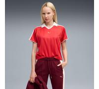 PUMA T7 Relaxed Football Jersey Women, For All Time Red, size Small