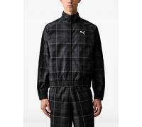 PUMA T7 relaxed tartan track jacket - Black S-M-L-XL