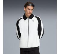 PUMA T7 Relaxed Wing Collar Track Jacket Unisex, White/Black, size Small